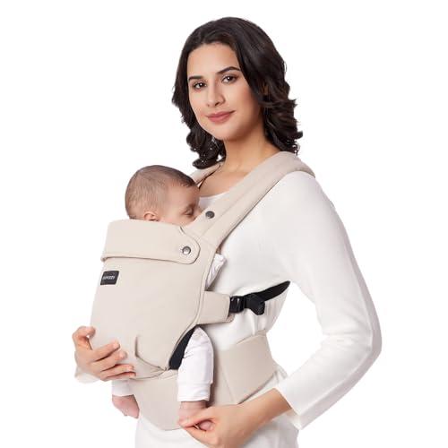 Marsupio Ergonomico Momcozy Kaki - Comfort e Libertà per Genitori Moderni