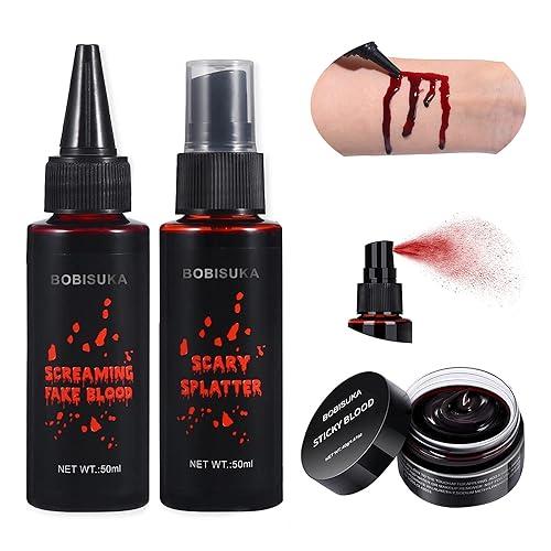 Sangue Finto Halloween Lavabile - Set Completo per Effetti Speciali Realistici