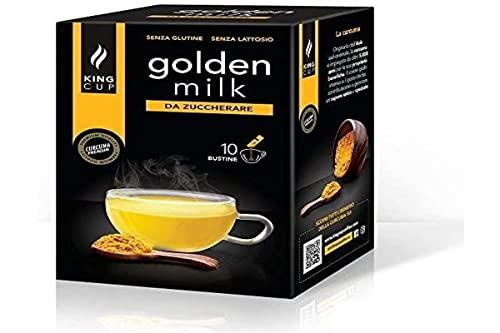 King Cup Golden Milk: Bevanda Solubile alla Curcuma - 10 Bustine