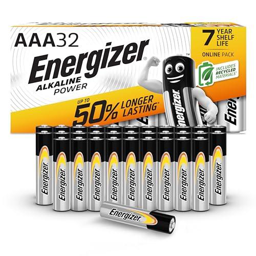 Energizer Alkaline Power AAA, Confezione da 32