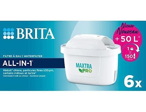 BRITA Confezione da 6 cartucce filtranti MAXTRA PRO All-in-1
