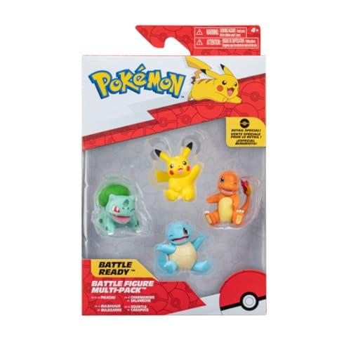 Pokemon Match Figure; Pikachu, Bulbasaur, Charmander, Squirtle 5 cm Figura