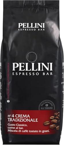 Pellini N.4 Crema Tradizionale, Caffè in Grani per Espresso 1kg