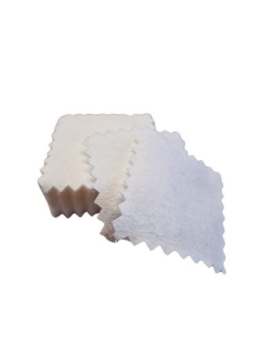 100 panni in cotone senza pelucchi, 5 x 5 cm, per la pulizia di armi fucili, fucili, moschettoni per la pulizia della vostra arma in puro cotone