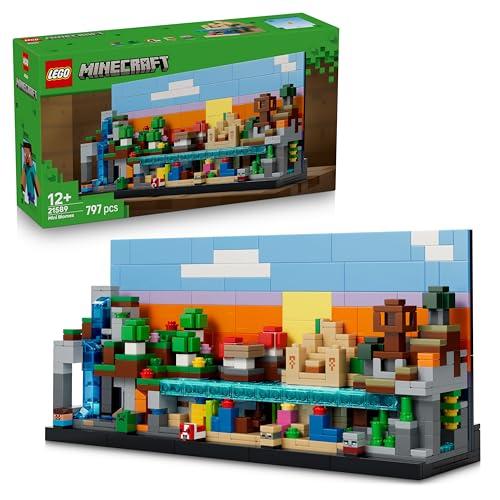 LEGO Minecraft Mini-Biomi Giocattolo - Decorazione Fai da Te per Gamer