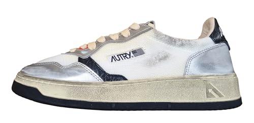 Autry Sneakers Super Vintage MS13 Bianco Argento