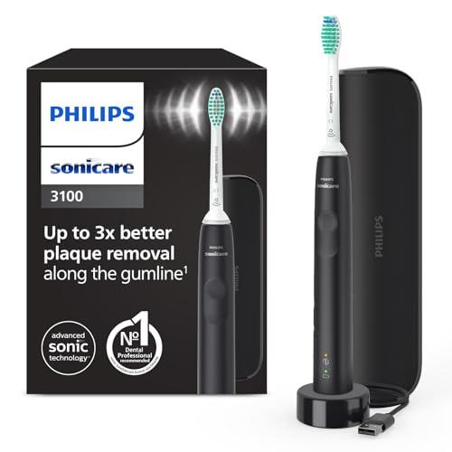 Philips Sonicare 3100 Spazzolino Elettrico Sonico Nero HX3673/14