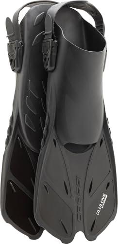 CRESSI Bonete Pinne da Nuoto Corte Regolabili - Nero/Nero L/XL