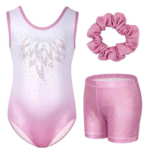 Gogokids Set Ginnastica Bambina 3 Pezzi: Body, Pantaloncini e Fascia