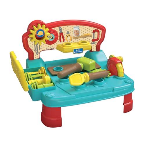 Clementoni Baby Montessori - Workbench - Banchetto Lavoro Attrezzi in Legno
