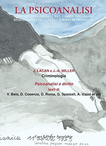 La psicoanalisi. Criminologia (Vol. 51)
