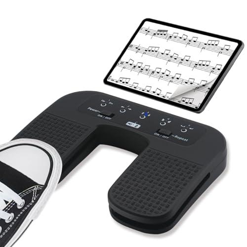 Tavsou Bluetooth Page Turner Pedal Per Tablet Smartphone Ricaricabile Silenzioso
