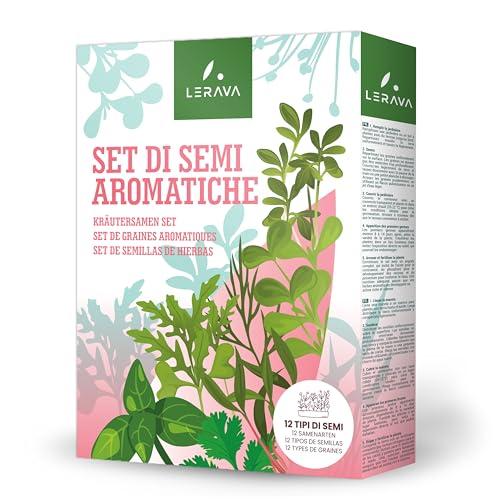 LERAVA® Set di semi piante aromatiche - 12 tipi
