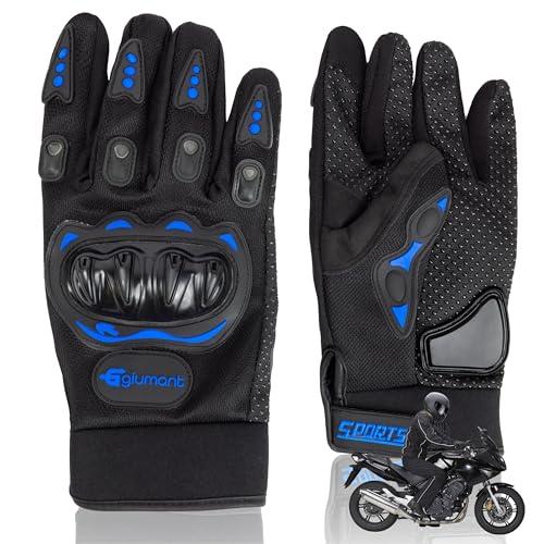 Guanti Moto Estivi Touch Screen Antiscivolo Traspiranti con Protezioni