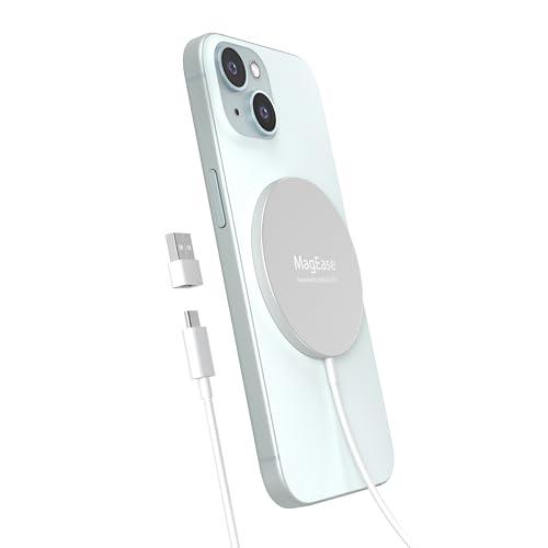 Caricatore Wireless Magnetico 2 in 1 per iPhone e AirPods