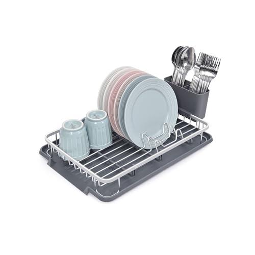 Amig Scolapiatti Ezzik Grigio Alluminio/Plastica