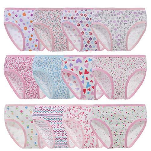 Anntry Bambine Slip Morbidi in Cotone - Confezione da 12