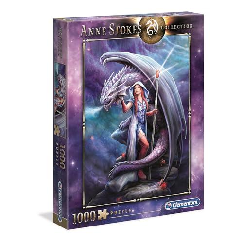 Puzzle Clementoni Anne Stokes Dragon Mage 1000 Pezzi
