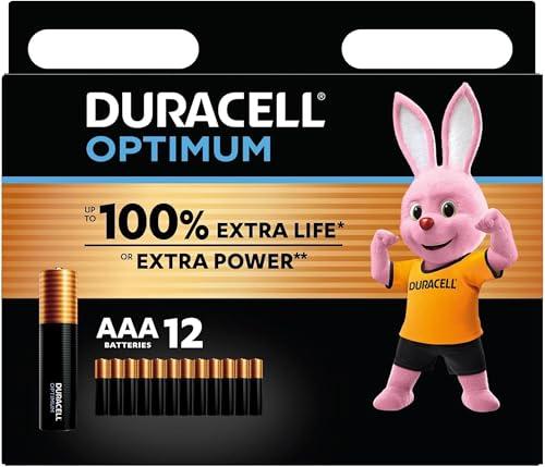 Duracell Optimum AAA - 12 Pile Alcaline