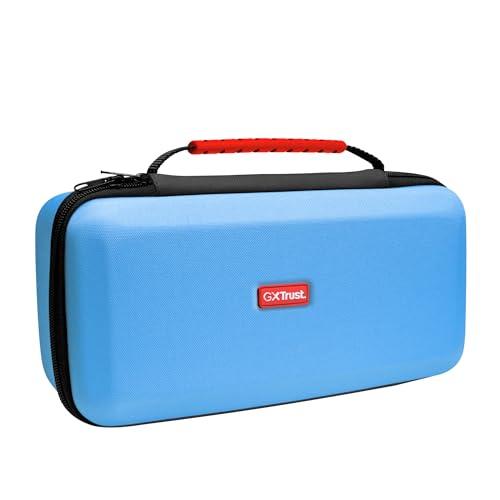 Custodia Rigida XL Trust GXT 1252B per Nintendo Switch e Switch OLED, Blu