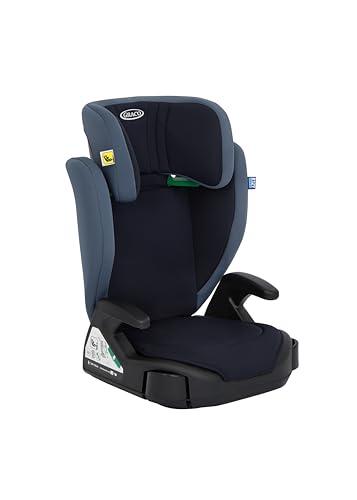 Graco Junior Maxi i-Size R129 Seggiolino auto leggero con schienale alto, colore Navy