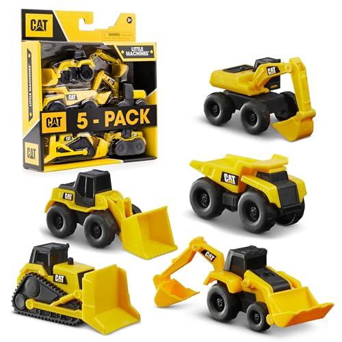 Cat Construction Little Machines - Set 5 Veicoli da Cantiere