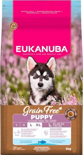 Eukanuba Grain Free Pesce Taglia Grande Puppy 3kg