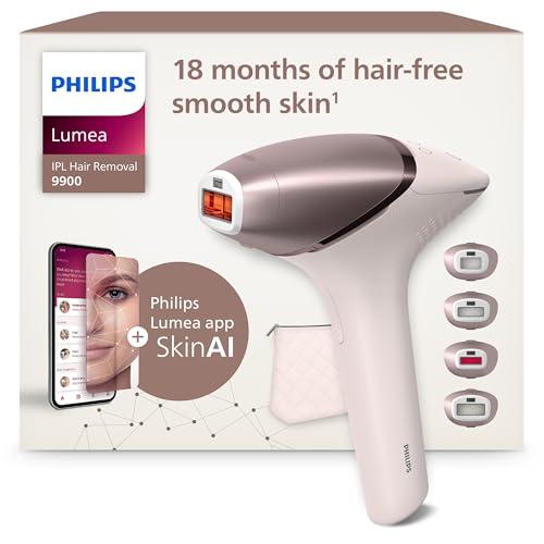 Philips Lumea Series 9900 BRI951/00 - Epilatore a Luce Pulsata IPL con SenseIQ e SkinAI