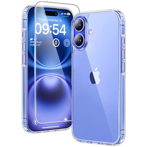 Custodia TAURI 3 in 1 per iPhone 16 - Trasparente