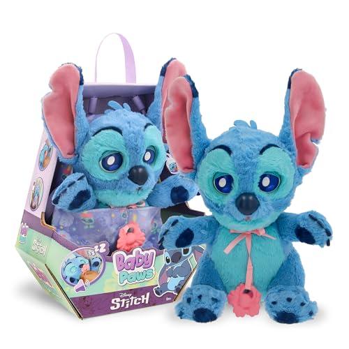 BABY PAWS Stitch, Cucciolo Interattivo di Peluche