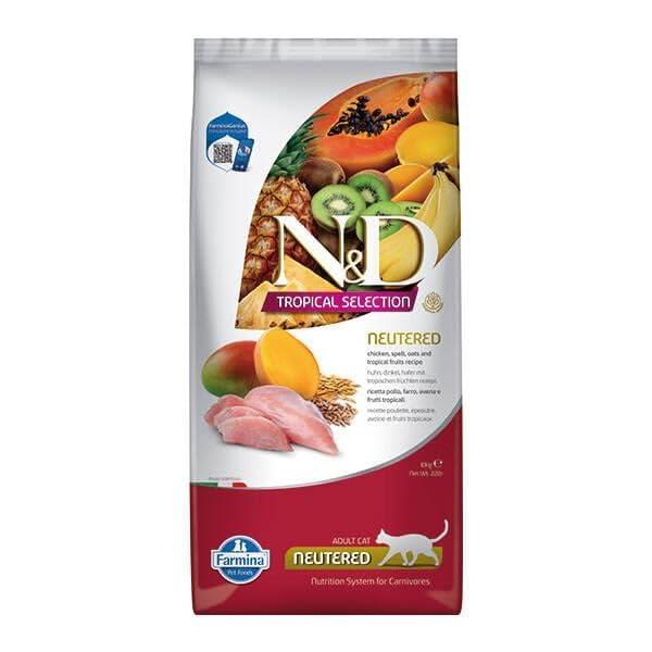 Farmina N&D Cat Tropical Selection Neuter Pollo 10 kg