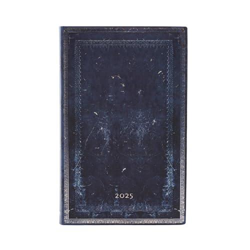 Paperblanks Agenda 12 Mesi Flexi 2025, Macchia d'Inchiostro, Giornaliera - Maxi (210mm x 135mm), Italiano