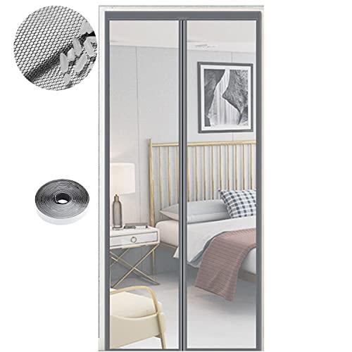 Zanzariera Magnetica per Porte 120x230 cm Grigio Puro