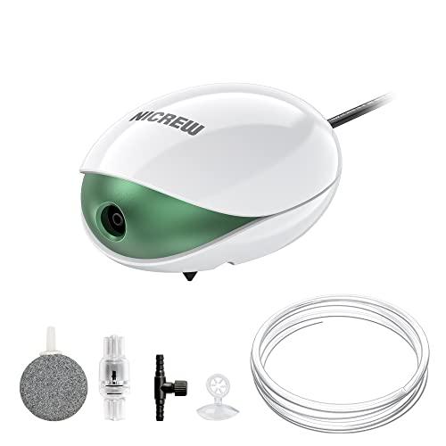 NICREW Ossigenatore per Acquario Ultra Silenzioso 150L