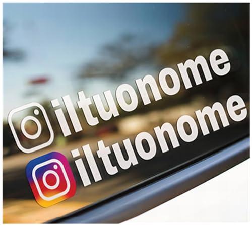 Adesivo Personalizzato con Nome e Logo per Auto - Tuning Sticker Utente