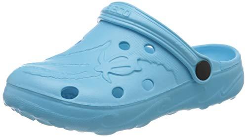BECO Kinder-Clogs Schildi, Zoccoli Bambino, Turchese
