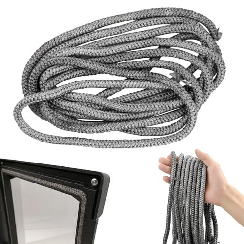 Guarnizione Stufa a Legna 8mm x 3M in Fibra di Vetro per Camino e Stufa a Pellet