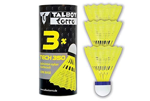 Donic-Schildkröt Talbot-Torro Volani da Badminton Tech 350, Lattina 3 Pezzi
