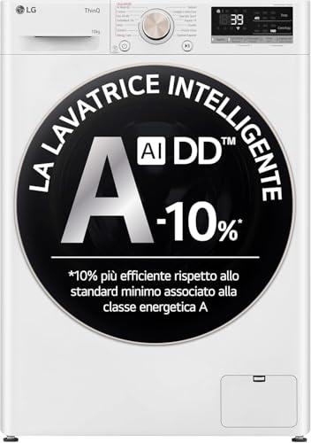 LG AI DD F4R7010TSWG Lavatrice 10 kg Classe A -10%