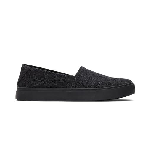 Toms Sneaker da Donna Kameron Slip onSneaker, Nero Nero Bicolore Slub, 38 EU