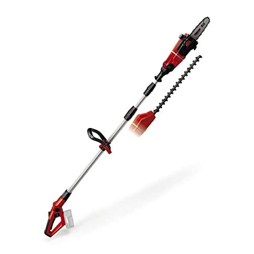 Einhell GE-HC 18 Li T Solo Kit Tagliasiepi e Sega a Catena Telescopico Power X-Change