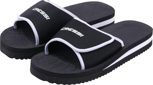 Cressi Panarea Ciabatte Unisex Nero - Comfort e Versatilità per Spiaggia e Piscina