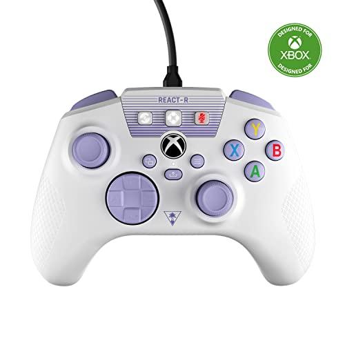 Turtle Beach REACT-R Controller Bianco e Viola – Xbox Series X|S, Xbox One e Windows