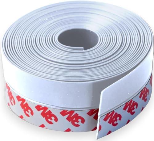DPM Tapes - Paraspifferi in Silicone Adesivo Premium Sottoporta, 5 Metri, Isolante Termico e Acustico