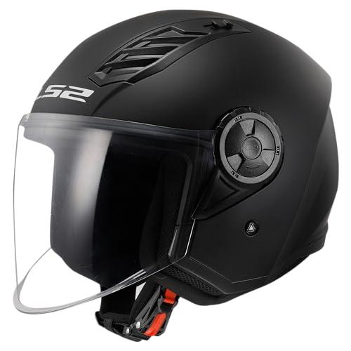 LS2 Casco Jet Airflow II Solid Matt Black - Taglia M