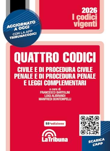 Quattro codici. Civile e di procedura civile, penale e di procedura penale e leggi complementari