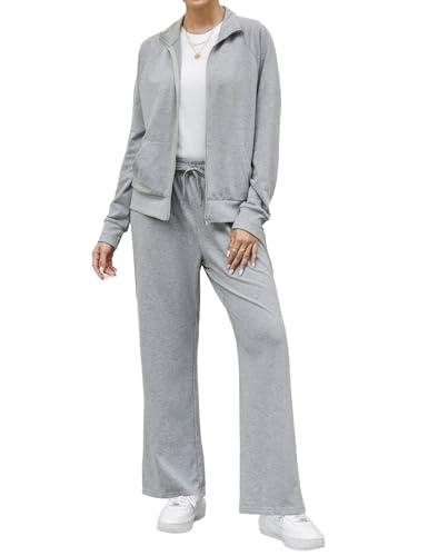 Terecey Tuta Donna Completa 2 Pezzi Grigia XL