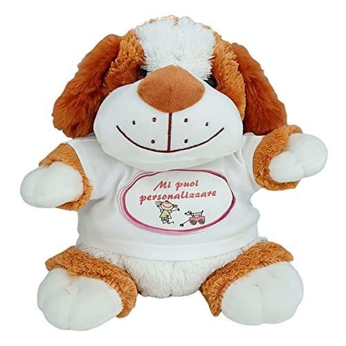 Pupazzo Peluche CreaTu Cane Personalizzato con Foto e Testo - Made in Italy