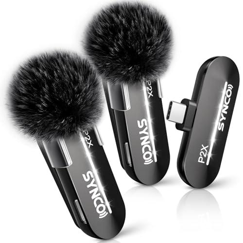 SYNCO P2XT Microfono Lavalier Wireless USB-C per iPhone/Android