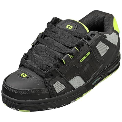 Globe Sabre, Scarpe da Skateboard Uomo, Nero/Lime, 43 EU